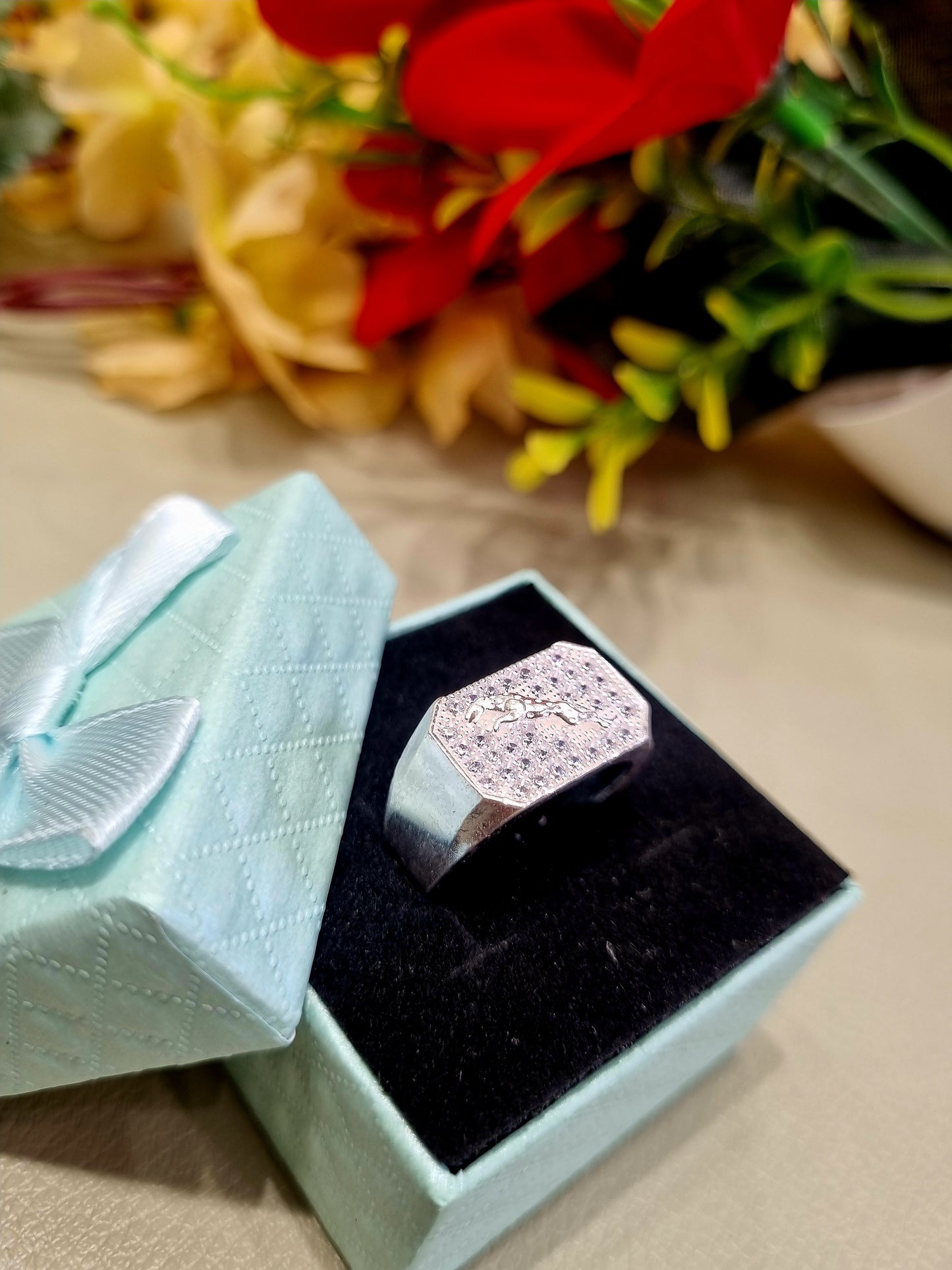 Sliver men's ring