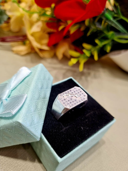 Sliver men's ring