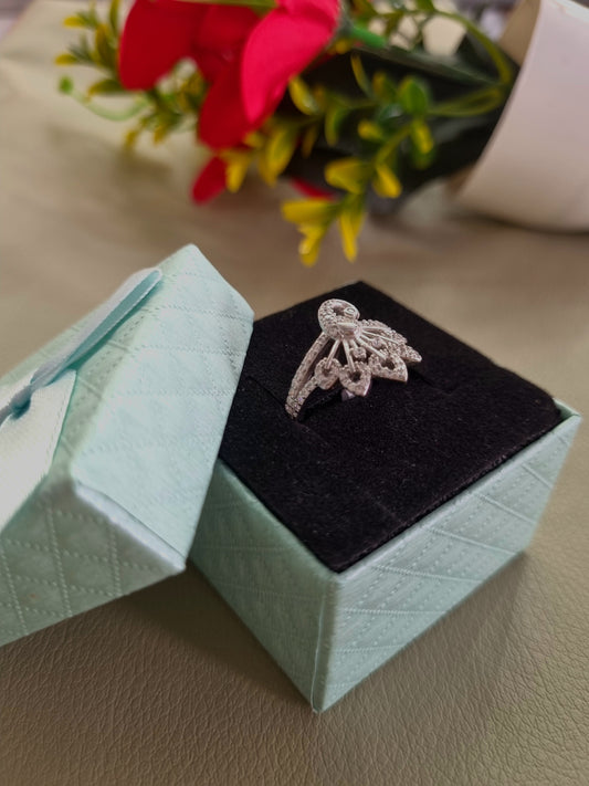 92.5 pure Silver Ladies ring