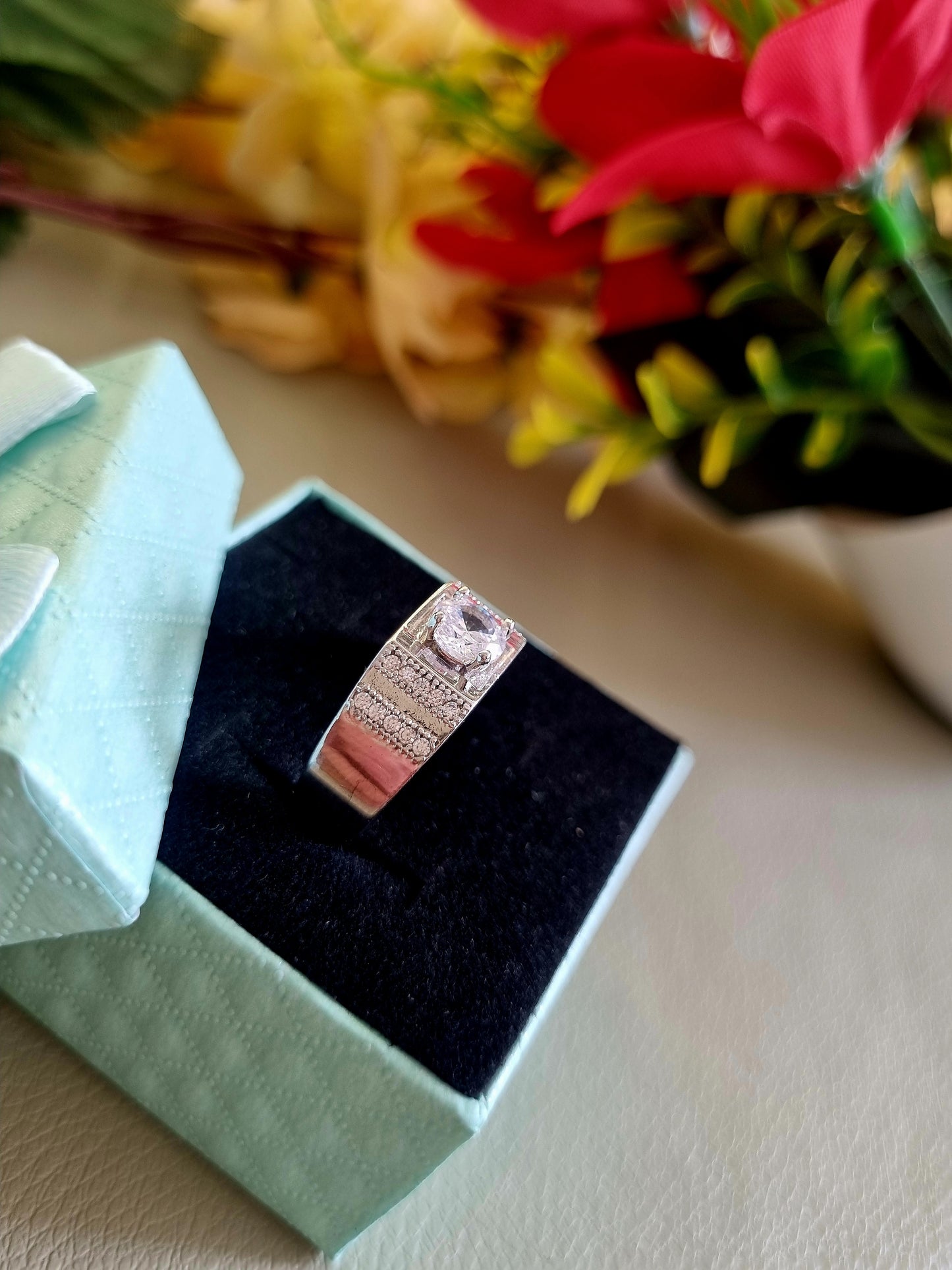 Sliver men's ring