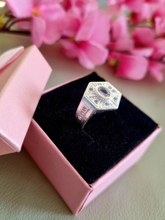 Sliver men's ring