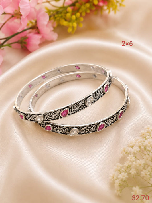 Premium silver daily wear bangles